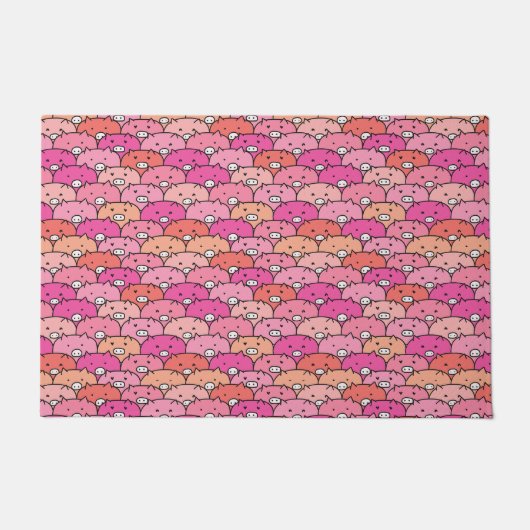 Paillasson Funny Pig Motif (Devant)