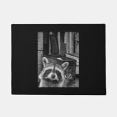 Paillasson Funny Raccoon Selfie Raccoon Funny Raccoon (Devant)