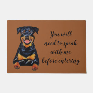 Paillasson Funny Rottweiler Doormat
