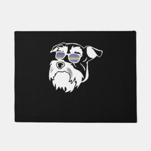 Paillasson Funny Schnauzer Dog