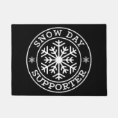 Paillasson Funny Snow Day Supporter Enseignant Étudiant Winte (Devant)
