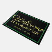 Paillasson Funny Spring Welcome St. Patrick's Day (Incliné)