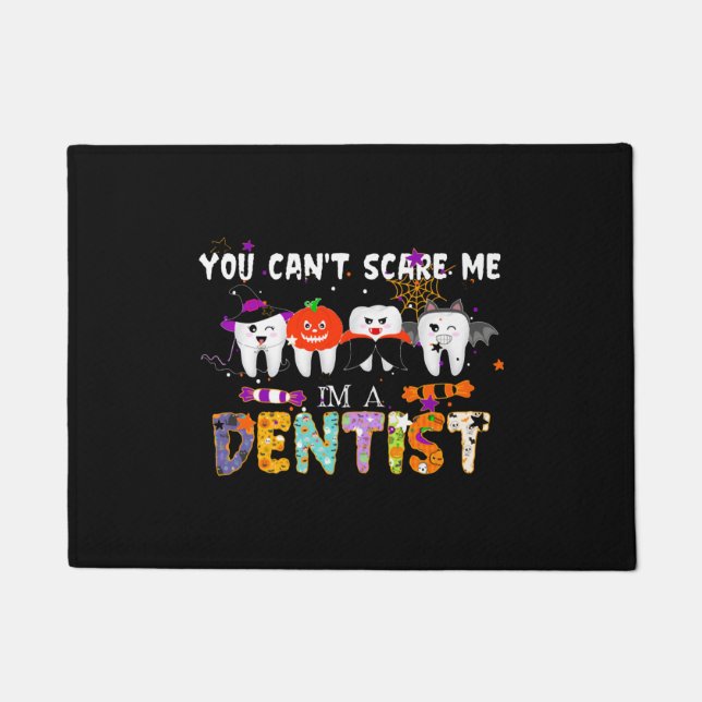 Paillasson Funny Technicien en pharmacie Pharmacien Halloween (Devant)