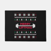 Paillasson Funny Ugly christmas lifting gym graphic - (Devant)