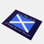 Paillasson Gaélique cent mille drapeaux de l'Ecosse (Incliné)
