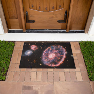 Paillasson Galaxie du Cartwheel, télescope spatial James-Webb