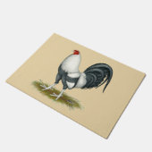 Paillasson Gamecock Bleu d'argent du jeu américain (Incliné)