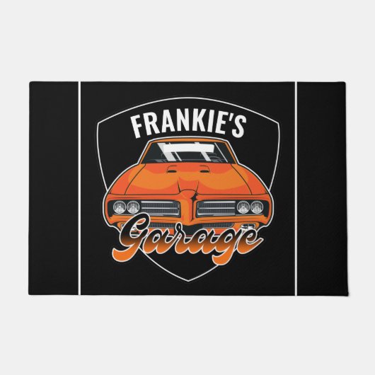 Paillasson Garage automobile personnalisé 1969 Ram Air 400 Mu (Devant)