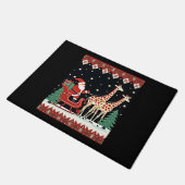 Paillasson Garçons Filles Santa Claus équitation Giraffe Slei (Incliné)