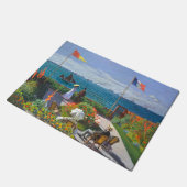 Paillasson Garden At Saint Adresse Painting By Claude Monet (Incliné)