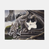 Paillasson Gargoyle noir blanc (Devant)