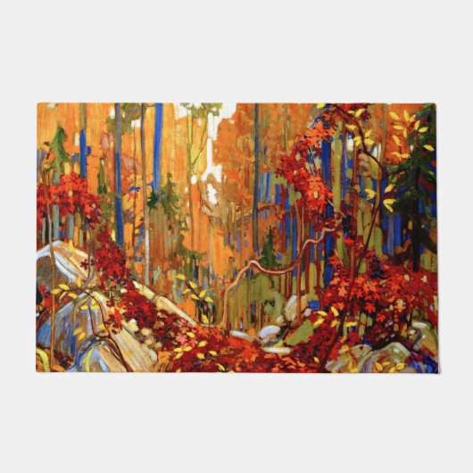 Paillasson Garland d'automne, célèbre peinture, (Devant)