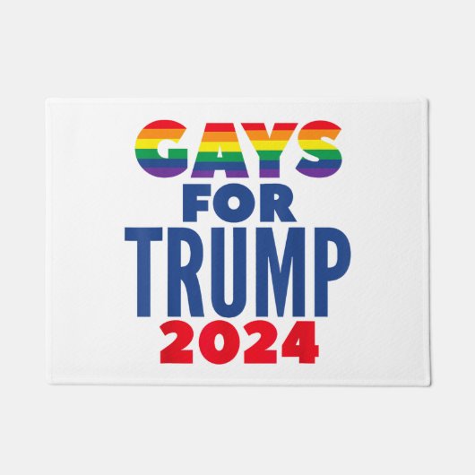 Paillasson Gays Pour L'Élection De Trump En 2024 (Devant)