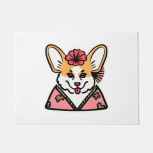 Paillasson Geisha Corgi Amoureux des chiens Welsh