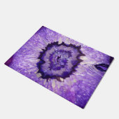 Paillasson Géode d'agate violet tombé (Incliné)