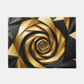 Paillasson Géométrie spirale dorée (Devant)