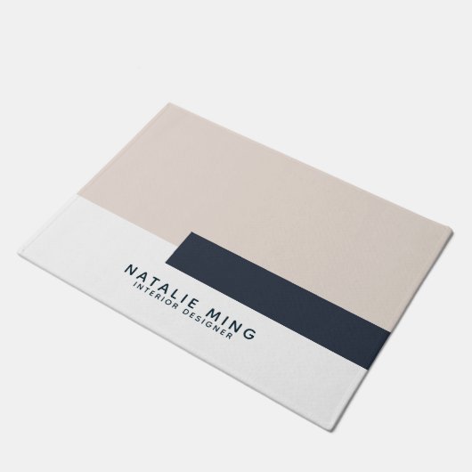 Paillasson Géométrique moderne minimale (Incliné)