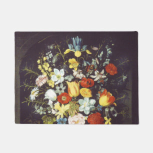 Paillasson Georg Flegel Gros morceau de fleurs (en niche)