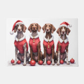 Paillasson German Shorthaired Pointer Christmas Dress Santa (Devant)