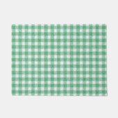 Paillasson Gingham vert menthe  (Devant)