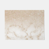 Paillasson Glamorous Gold White Glitter ombre (Devant)