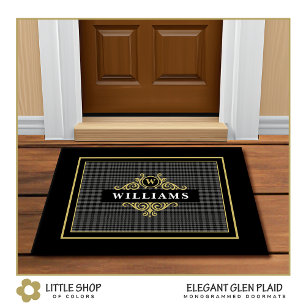 Paillasson Gland de luxe personnalisable avec emblème doré