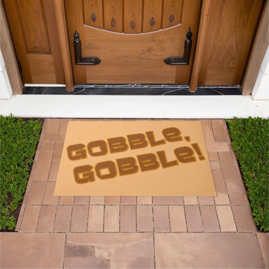Paillasson Gloups, Gloups Thanksgiving (De plein air)