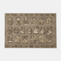 Glyphs maya de mois civil