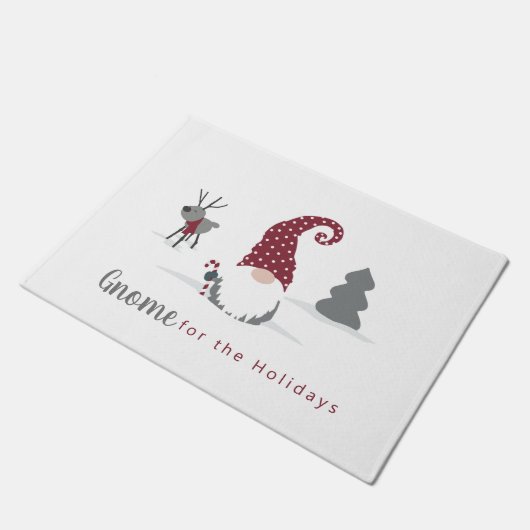 Paillasson Gnome et Reindeer Scandinavian Tomte design (Incliné)