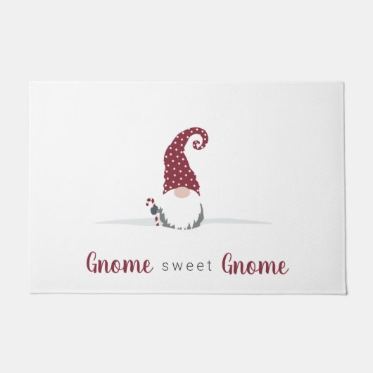 Paillasson Gnome for the Holidays Design scandinave (Devant)