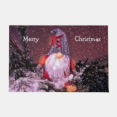 Paillasson Gnome Whimsical Joyeux Noël Arbre de Noël (Devant)