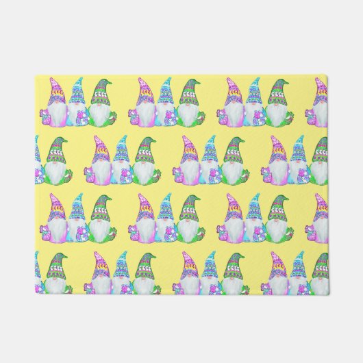 PAILLASSON GNOMES DE PÂQUES (Devant)