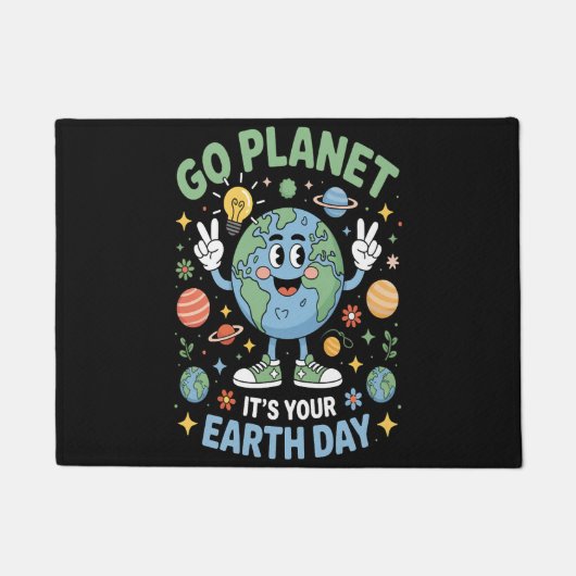 Paillasson Go Planet Its Your Earth Day (Devant)