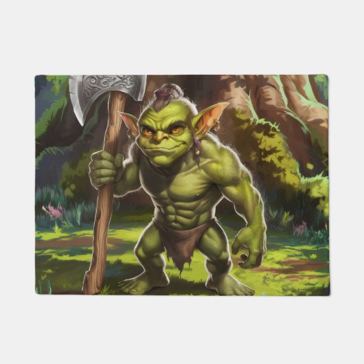 Paillasson Goblin guardian of the forest. (Devant)