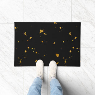 Paillasson Gold Flakes Noir