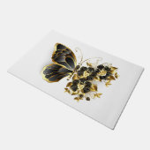 Paillasson Gold flower Butterfly with Black Orchid (Incliné)
