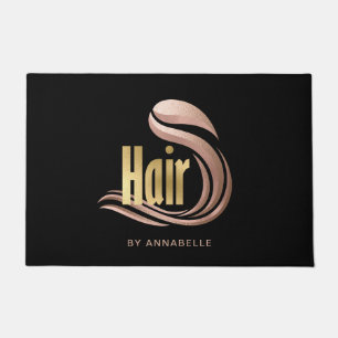 Paillasson Gold, Gold Rose et coiffeur noir