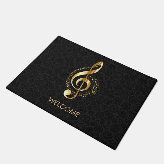 Paillasson Gold Treble Clef (Incliné)