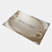 Paillasson Golden Ornate Frame with Pearls Doormat (Incliné)