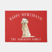 Paillasson Golden Retriever Chien Noël (Devant)