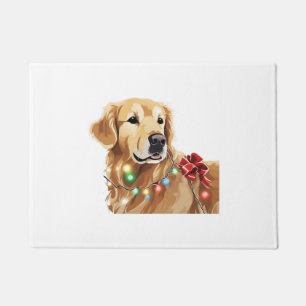 Paillasson Golden Retriever Noël Light Classic