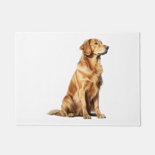 Paillasson Golden Retriever Portrait de chien - Majestic Anim