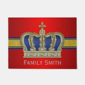 Paillasson Golden Royal Crown V + votre backgr. & idées (Devant)