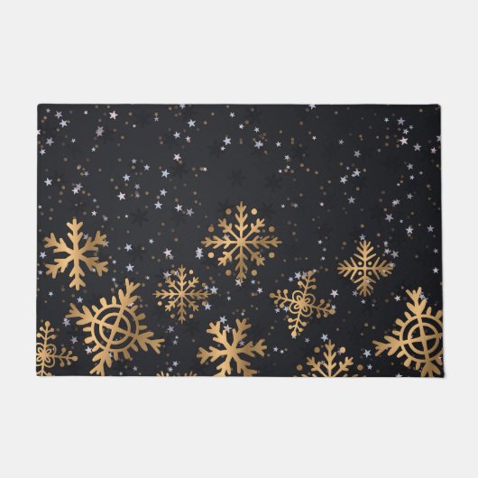 Paillasson Golden snowflakes (Devant)