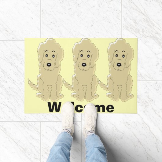 Paillasson Goldendoodle Chien Design (Intérieur)