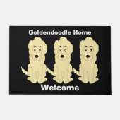 Paillasson Goldendoodle Chien Design Porte (Devant)