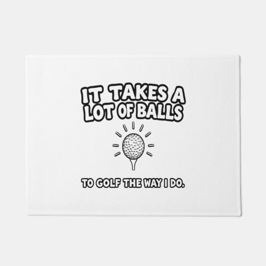 Paillasson Golf Lover T-Shirt Design (Devant)