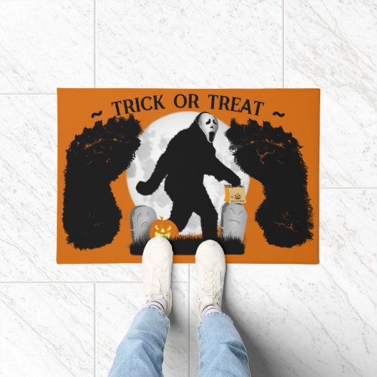 Paillasson Gone Squatchin' Halloween (Intérieur)