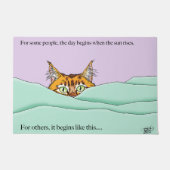 Paillasson Good Morning Orange Cat Funny (Devant)