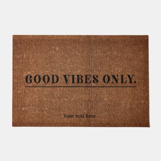 Paillasson Good Vibes uniquement (Devant)